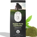 Organik Stevia Toz | 7.05 oz | USDA Organik & Non-GMO | Kuzey Hindistan'dan Etik Olarak Kaynaklandı | Penyclable Kraft Çanta | Natural Stevia | Plant Based Sugar Free Substitute