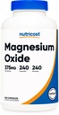 Nutricost Magnezyum 375 mg, 240 Capsules - Magnezyum 210 mg, Non-GMO, Gluten Free
