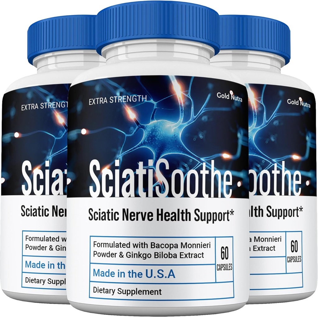 (3 Πακέτο) SciatiSoothe χάπια συμπλήρωμα, Sciati Soothe Όλα τα χάπια φυσικό εγκέφαλο και γνωστικό συμπλήρωμα