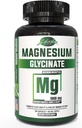 ZYY Pure Magnezyum Glycinate Capsules 1000mg maksimum Güçlü, Uyku, Kas, Beyin, Kemik ve Kalp Sağlığı, 3. Parti Test Edildi, 180 Capsules 1000mg maksimum Güçlü, Chelated for High Abors Magnezyum Supplement for Sleep, Muscle, Brain, Bone and Heart Health, 3rd Party Tested, 180 Capsules