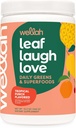 Wellah Leaf, Laugh, Love Super Greens Powder (Tropical Punch) 30 Σερβιέτες - Superfood συμπλήρωμα ποτό Mix