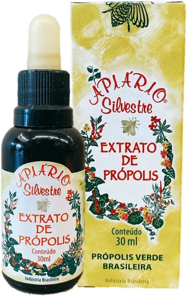 Apiario Silvestre Brezilyalı Yeşil Arı Propolis Geleneksel Ekstraksiyon (30 ml)