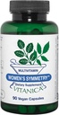 Vitanica Women's Symmetry, High Potency Multivitamin ve Mineral, Vegan/Vegetarian, 90 Capsules