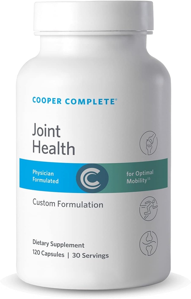 Cooper Complete - Joint Health Supplement - Γλυκοσαμίνη, Χονδροϊτίνη, Ζελατίνη, Bromelain - 30 Σερβίρει ανά φιάλη. Συσκευασία των 3