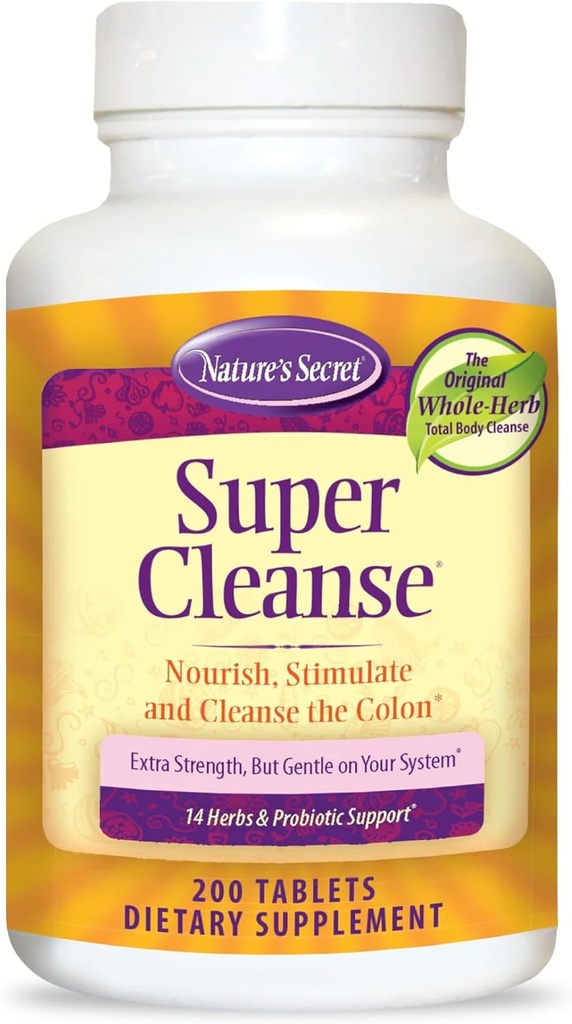 Nature's Secret - Super Cleanse, 200 δισκία