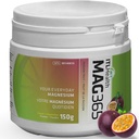 MAG365 Pure Ionic Magnezyum Citrate Toz - Doğal ve Bio kullanılabilir Su-Metalurjiyi Citrik Asit ile - Destekler Enerji, Kas, Bone & Heart Function | Passion Fruit 150g 37-Servings