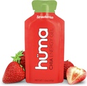 Huma Chia Energy Gel, Strawberries, 12 Gels - Endurance Egzersiz Için Premier Spor Beslenme