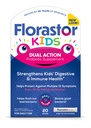 Florastor Kids Dual Action Probiyotik Supplement, Çocukların Digestive & Immune Health, 20 Easy-to Mix Toz Sticks, Ambalaj Vary Olabilir