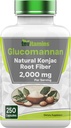 tnvitamins Glucomannan Κάψουλες 2000 MG - 250 Count 