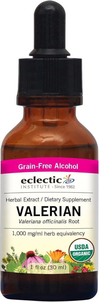 Eclectic Institute Valerian (officinalis) O, Pink, 1 Akış Ounce
