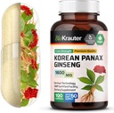 BIO KRAUTER Koreli Red BTC Capsules - 1600 mg Strength - 100 Count - Koreli Panax Reality Supplement - Vegan Immune Supplement