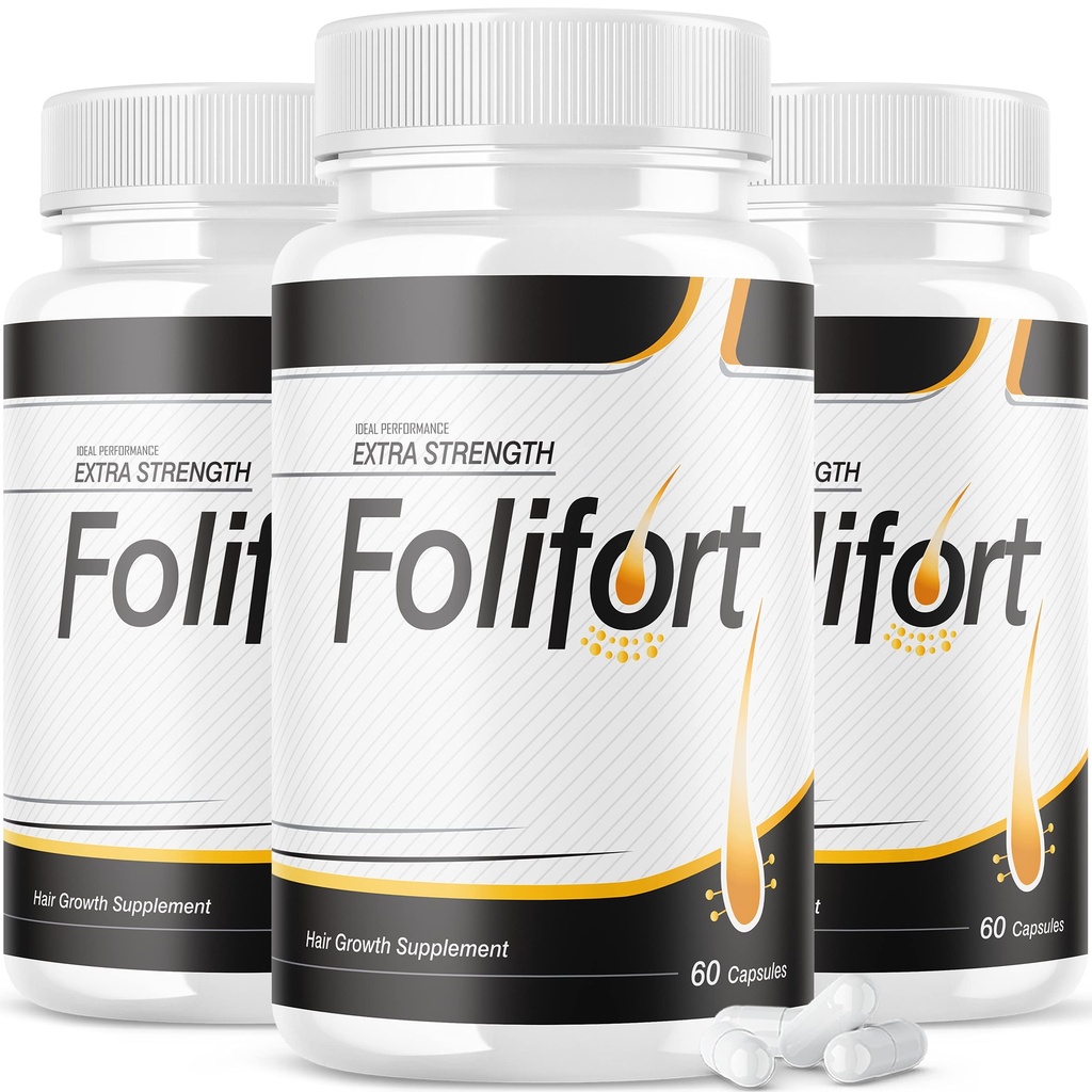 IDEAL ΕΠΙΔΟΣΕΙΣ (3 Pack) Folifort χάπια ανάπτυξης μαλλιών Felfort επιπλέον δύναμη Βιταμίνες Κριτικές Suppliment (180 κάψουλες)