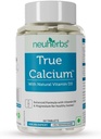 Truuba 1000 mg Supplement for Men & Women with Plantive Vitamin D3 & Natural Bones - 60 Vegan Tabletler