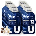 UCAN Edge Energy Gel Shots, Vanilla Latte + καφεΐνη (12, 2 ουγγιά πακέτα) για τρέξιμο, εκπαίδευση, προπονήσεις, καταλληλότητα, Ποδηλασία, Crossfit 