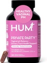 HUM Private Party Vaginal Probiyotiks for Women, pH Balance and Urinary Tract Support Vaginal Probiyotik Supplement with Cranberry & Lactobacillus Mix, Women's Health Cran Pilberry Pills, 30 Capsules
