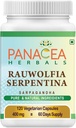 Panacea Herbals Rauwolfia Yılanina Capsules (120 Kont 400 mg Veg Caps) Sarpagandha Vati, Hint Yılanı