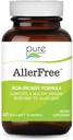 AllerFree Natural Alerji Support Supplement Tarafından Pure Essence Labs - Sinus ve Nasal Health Mevsim Allergies için Drowsy Pills - 60 Capsules ve Herbs - 60 Capsules