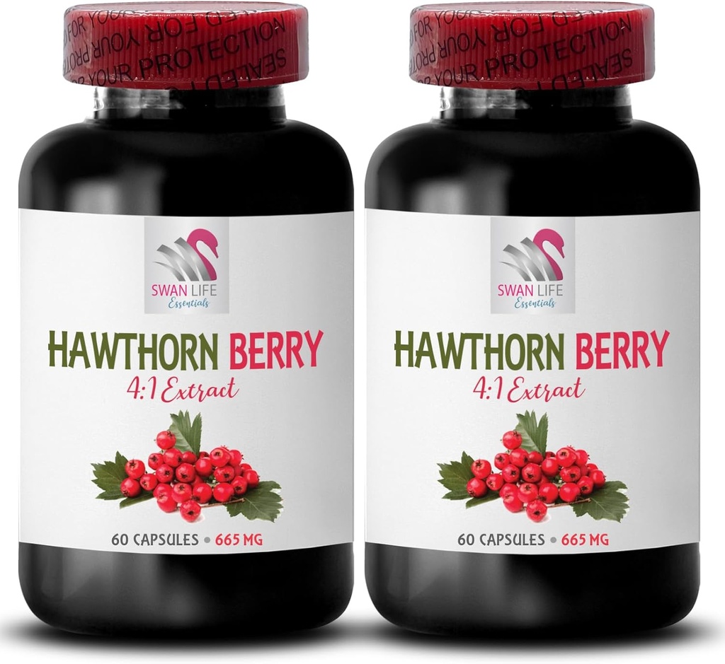 hawthorn takviyesi - HAWTHORN BERRIES EXTRACT - meyve takviyesi, kadınlar için antioksidan takviyesi, antioksidan çilekler, organik hawthorn meyve ekstraları, kadınlar için antioksidan 2 Bot 120 Caps
