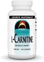 Source Naturals L- Carnitine 500 mg για τη Μεταβολική Ενέργεια - 120 Κάψουλες