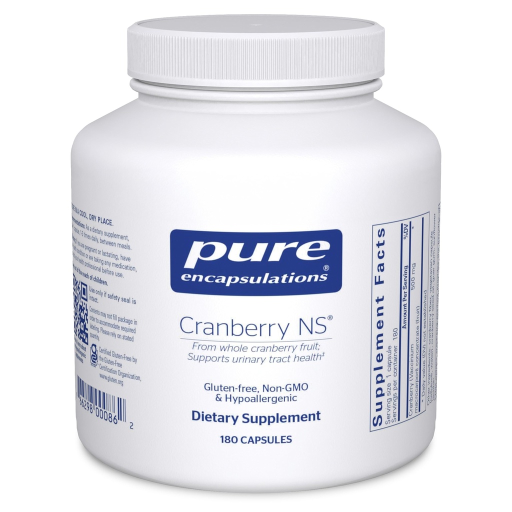 Saf Encapsulations Cranberry NS | Hipoallergenic Supplement to Support Urinary Tract Health |180 Capsules