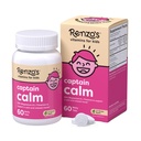 Renzo'nun Kaptan Calm, Çocuklar L-theanine, Dissolvable Kids Vitamins for Relaxation and Mood Support, Sugar-Free Calming Supplement, 60 Green Apple Flavored Melty Tabs