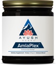 Ayush Herbs AmlaPlex - Amla Jam, Chyawanprash for Immune Support & Digestive Health, Chyavanprash, Hint Honey Jam, Amla, Ashwagandha - 10.6 oz Jar (1 Count)
