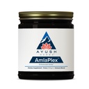 Ayush Herbs AmlaPlex - Amla Jam, Chyawanprash for Immune Support & Digestive Health, Chyavanprash, Hint Honey Jam, Amla, Ashwagandha - 10.6 oz Jar (1 Count)