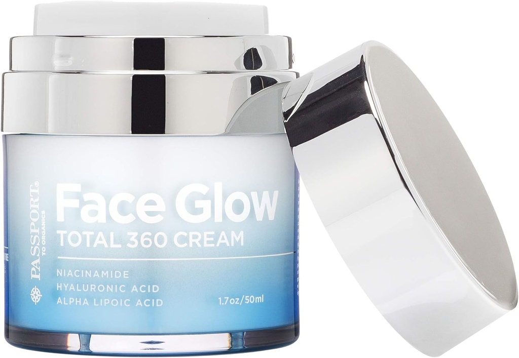 Face Glow Total 360 Cream with Alfa Lipoic Acid, DMAE, C Ester, Hyaluronik Asit ve İtalyan Kan Orange