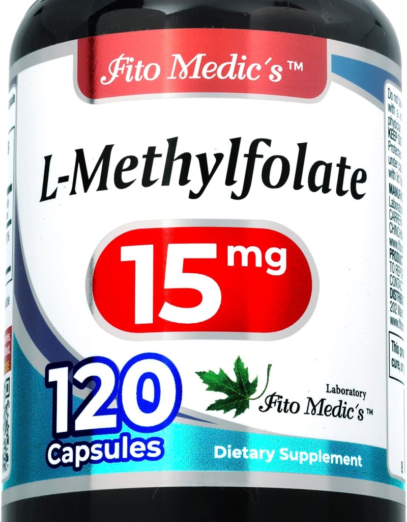 FITO MEDIC'S Lab | tilfolate |120 Capsules | folate Supplement | Metilfolate Tamam |Ultra yüksek Aborpsiyon.