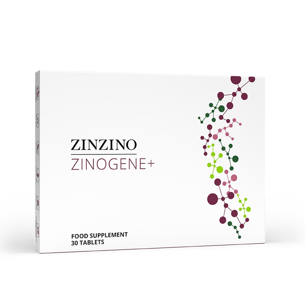 ZinoGene+ - Βαθύ συμπλήρωμα καθαρισμού με Fucoidans, πολυφαινόλες, βιταμίνη C & ψευδάργυρο - Υποστηρίζει Revitalized Υγεία - 30 δισκία