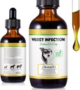 Köpekler için Doğal Yeast Enfeksiyon Tedavisi - Sağlıklı Itch Relief & Inflammation - Köpek Kulak Enfeksiyonu Tedavisi ve Alerji Yardımı - Köpekler için Yardım, Enfeksiyonlar için Köpek Kulak Tedavisi-2 fl oz