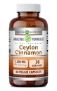 Amazing Formulas Ceylon Cinnamon 1200 Mg συμπλήρωμα 
