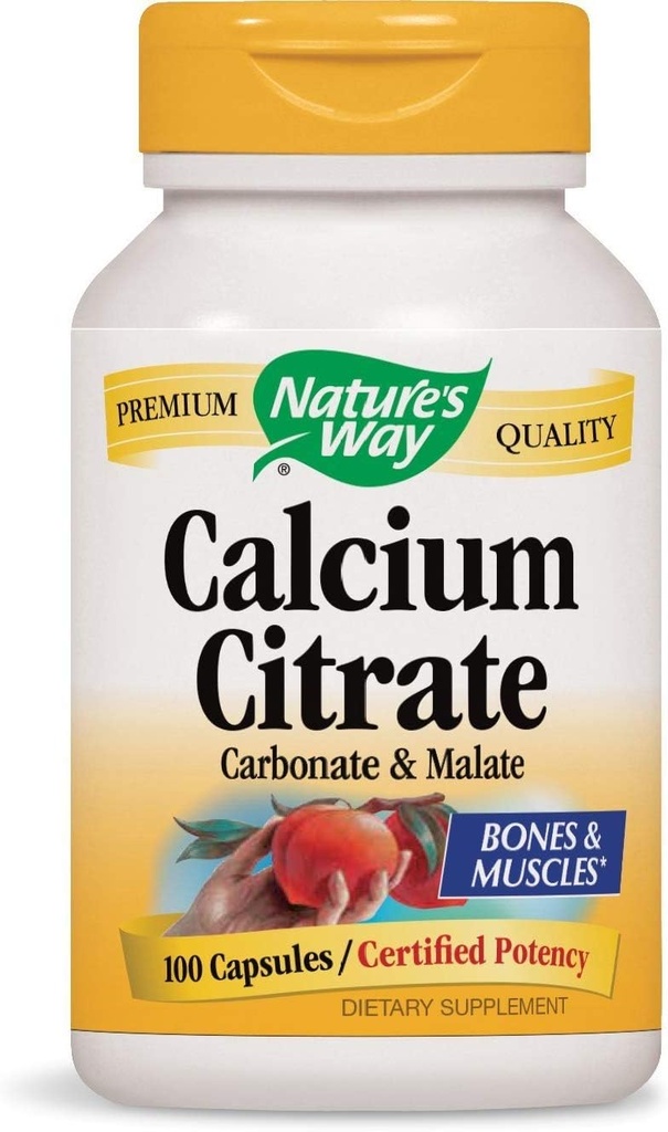 Doğalar Wayuba Citrate, Carbonate ve Malate, 100 Capsules'de 1000. 2 şişe paketi