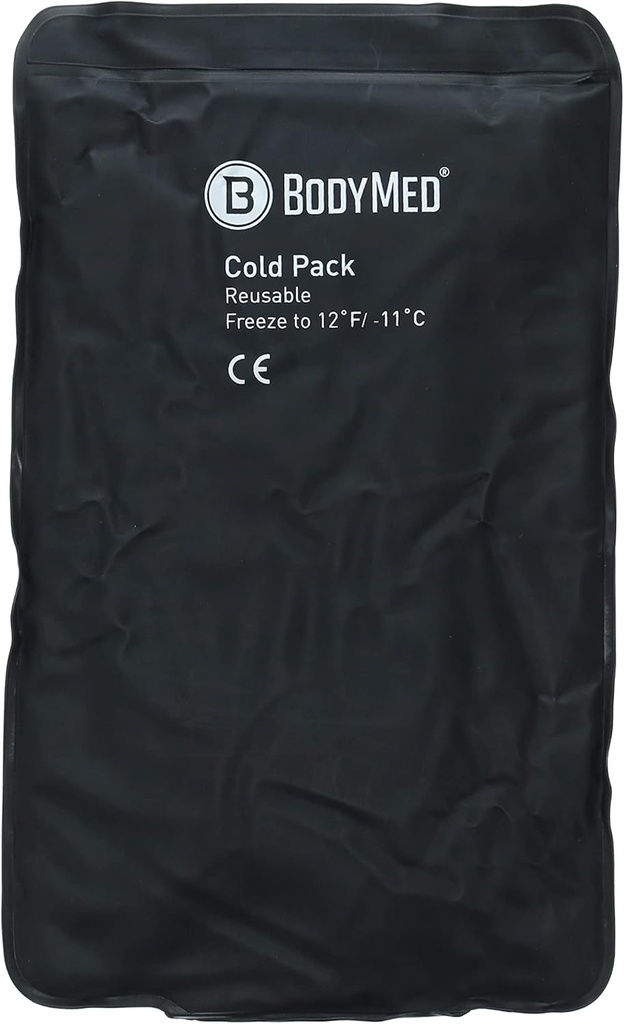 BodyMed Heavy Duty Reusable Urethane Ice Pack for Knee, Arm, Elbow, Shoulder, Back - Professional Grade Cold Therapy for Injuries, Aches, Swelling, Bruises, Sprains - 12 in. x 7 in. (Half)