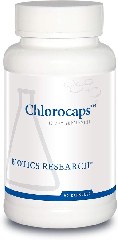 Biotics Research Chlorocaps Chlorophyllins, Vitaminler, SOD & Catalase, Good Source of 90 Caps