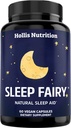 SLEEP FAIRY Natural Sleep Aid | Magnezyum Glycinate 500 mg, Melatonin 10 mg, L-Theanine, B6, 5-HTP, GABA, Valerian Root & Ashwagandha | Herbal Uyku Pills | USA USA