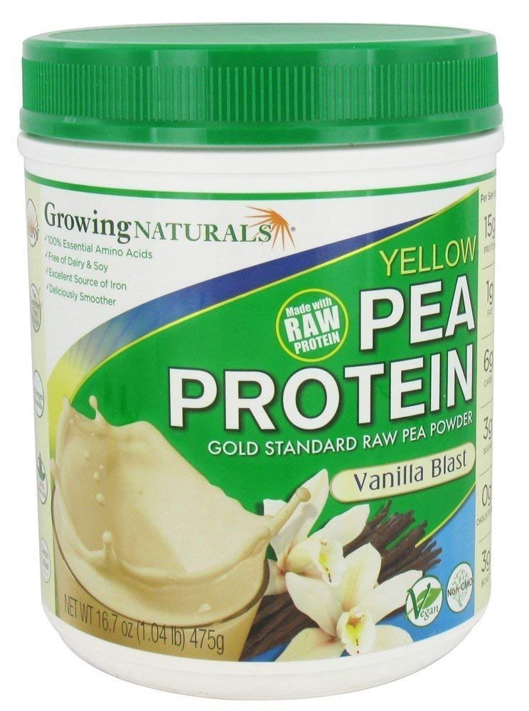 Doğals Sarı Pea proteini - Vanilla Blast - 16 Oz