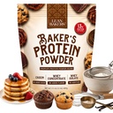Πρωτεΐνη Baker's Pure Natural Protein Blend, Whey Isolate, Whey Concent, Καζεΐνη, Χωρίς γλουτένη, χωρίς γλυκαντικά, Χωρίς γεύση, 17,1 oz, για Ψήσιμο υψηλής πρωτεΐνης χαμηλή θερμίδες