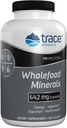 Trace Minerals Wholefood Minerals - Body & Brain Health Support Supplement - Wildflower Bee Pollen & Atlantic Kelp - Aids Nerve Function & Digestive Health - 180 Capsules