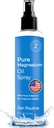 Pure Magnesium Oil Spray – 8oz (Single) – USP Βαθμός – Λάδι μαγνησίου για τα πόδια, το σώμα, τους μυς και τα πόδια Cramps – Επίκαιρο γλυκινικό μαγνήσιο, Aceite de Magnesio, οργανικό χλωριούχο μαγνήσιο – Κατασκευασμένο στις ΗΠΑ