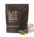 LIFESTACKS Focus Chocolate Coffee Creamer for Energy - MCT Toz + Nootropics + Adaptogens - Jitters veya Crash olmadan Verimlilik - 0 Sugar - Taurin, L-Tyrosine, Rhodiola