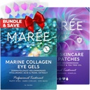 MAREE Eye Gels & Acne fralearing Devices Sche - Under Eye Gels for Puffy Eyes and Dark Circles, Hydrocolloid Acne Therapy Device - Marine Collagen & Hyaluronic Acid, Green Algae Extract & Tea Tree Oil