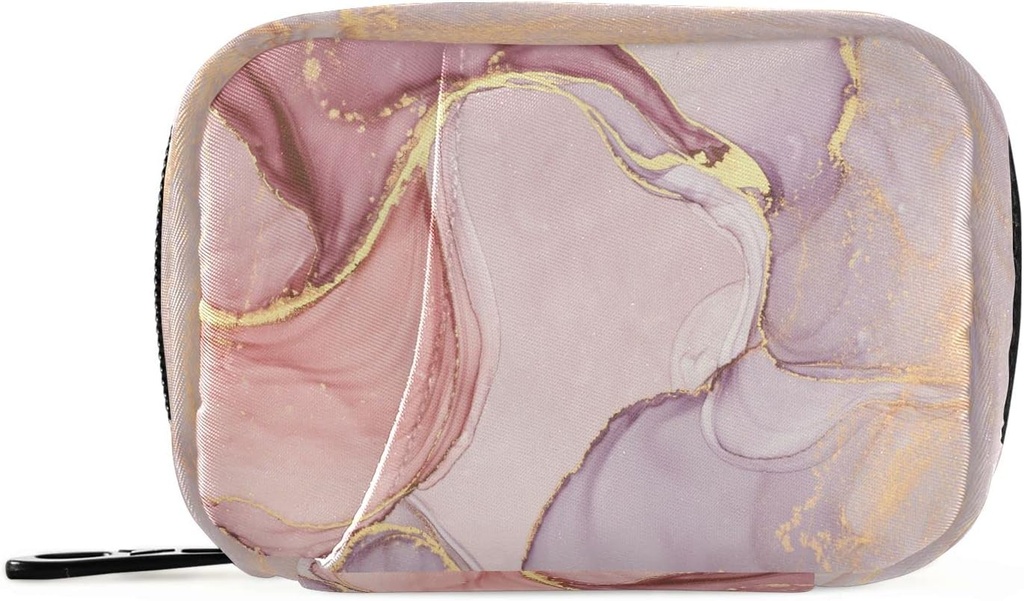 Pink Golden Mermer Pill Organize Numaralı Vaka 7 Günlük Seyahat Pill Box with Surface Portatif Haftalık Vitamin Tıp Tamamlayıcı Pouch Bag