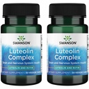 Swanson Luteolin Complex w/Rutin - Συμπλήρωμα υποστήριξης εγκεφάλου που προωθεί τη μνήμη, Mood & Γνωστική υγεία - Φυσική φόρμουλα για να βοηθήσει τη διατήρηση του νευρικού συστήματος - (30 κάψουλες λαχανικών) 2 Pack