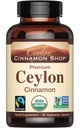 Ceylon Cinnamon Shop Organik Ceylon Cinnamon (% 100 sertifikalı) Tamam, 90 Capsules