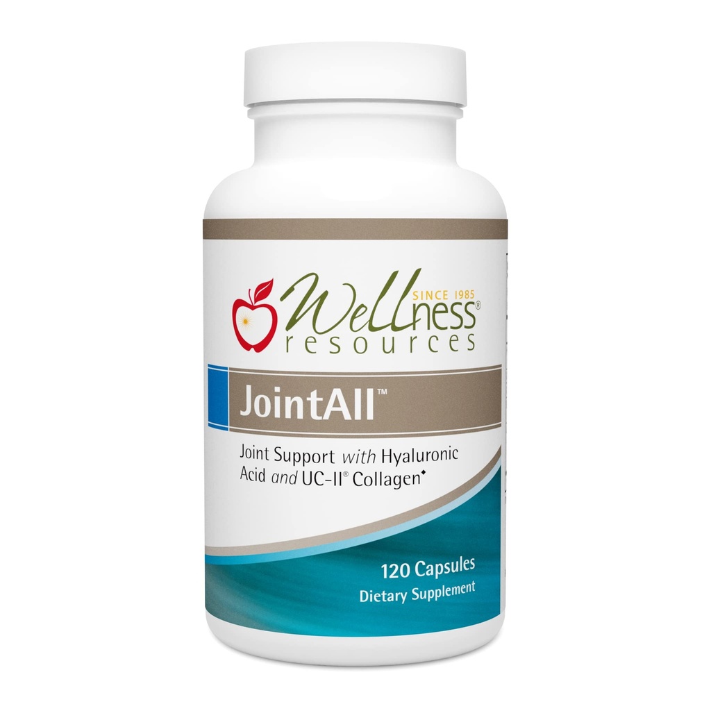 Wellness Kaynakları JointAll - Natural Hyaluronic Acid ile Ortak Destek Supplement, UC-II Collagen, Glucosamine, Chondroitin for Joint Strength and Comfort (120 Capsules) ...