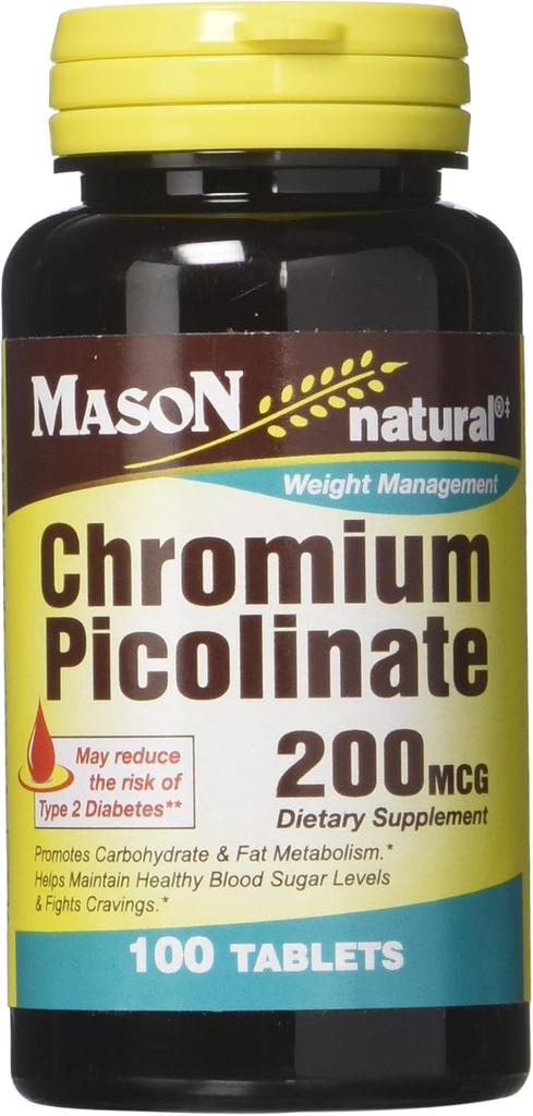 Masonlar Chromium Picolinate Tabletler, 60 Kont