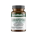 Nutramedix Serrapeptase Supplement - Proteolytic Enzymes for Digestion + Inulin - Digestive Health Support - Gluten, Soy ve Dairy-Free (60 Capsules)