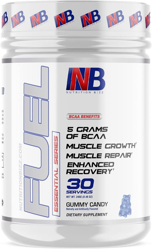 BCAA Toz, BCAA'ların 5 Grams, Post Workout Recovery Muscle Building, Recovery ve Endurance, 30 Hizmet (Gummy Candy)