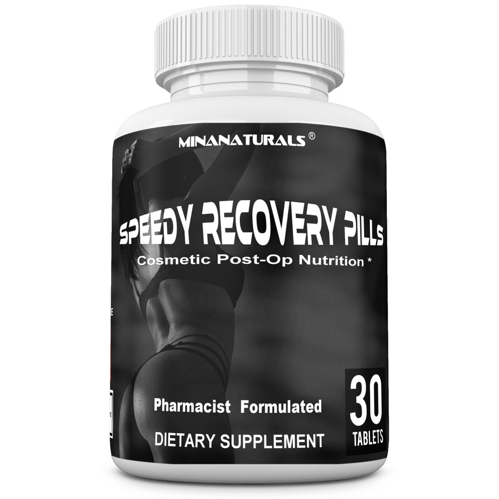 Speedy Recovery Pills Post-OP Recovery Supplement. Korkunç Destek Vitaminleri. Collagen ve Fast Yara şifasını teşvik eder. Post op Cosmetics için özel olarak formüle edilmiştir. 30 Tablet